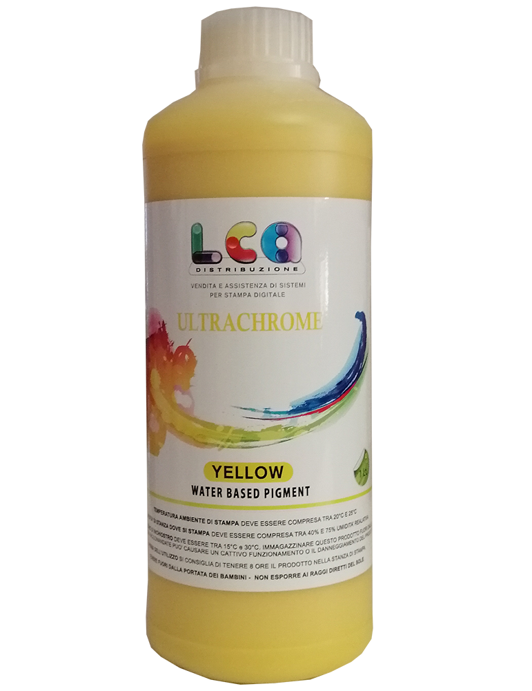 Inchiostro pigmento AQUEOUS 1 LT - Giallo