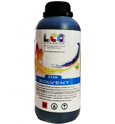 Inchiostro compatibile Eco Solvente 1 LT - Cyano